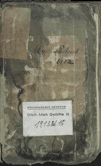 Belege zum Hypothekenbuch des Hochgerichts SchwelmBd. 15