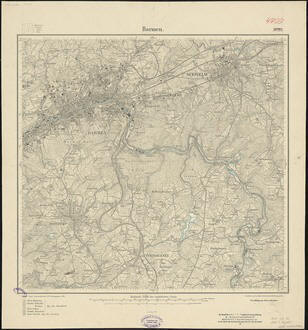 Meßtischblatt 2721 : Barmen, 1907